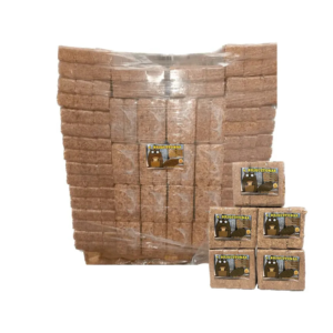 Brykiety Drewniane Castor – 128 Pakietów, 1150 kg